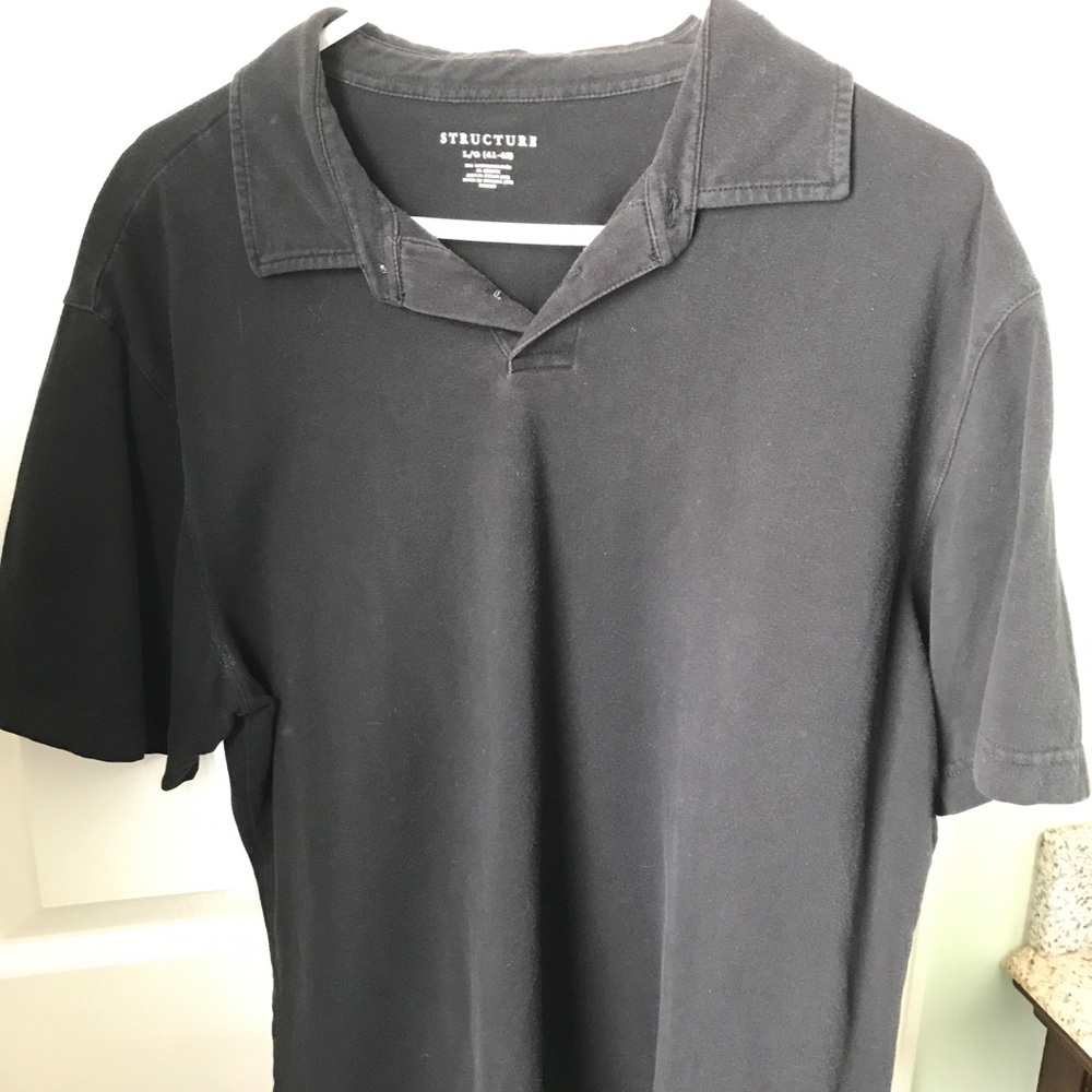 Structure short sleeve.  Large.  100% cotton